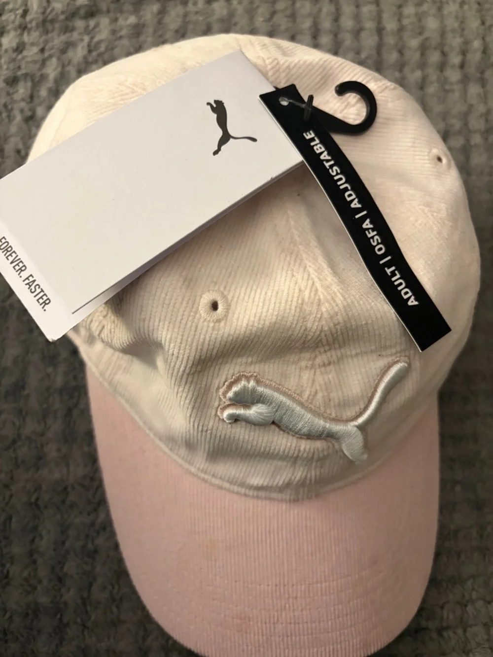 Puma Kids Cream & Light Pink Baseball Cap